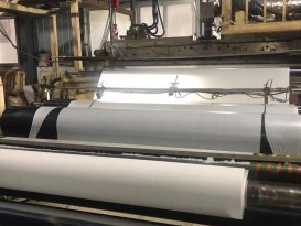 乳白色复合棉料膜 羽绒服内胆复膜乳白色TPU防水透气膜