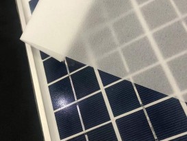 开云体育手机网页版厂家直销大方格光伏膜大量供应光伏膜环保黑色光伏膜