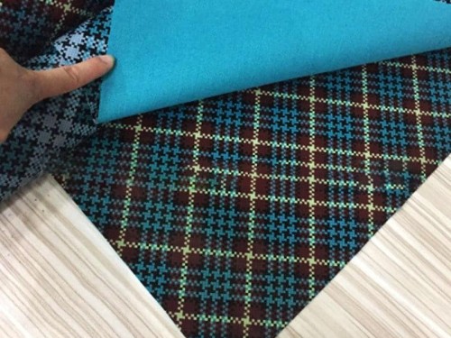 TPU格子印花膜贴布